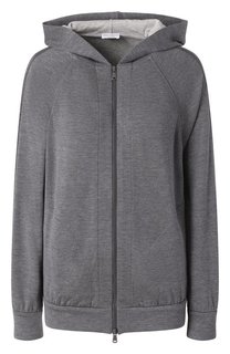 Толстовка из хлопка и шелка Brunello Cucinelli