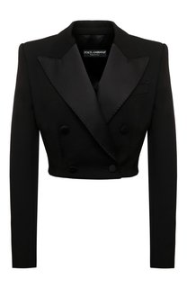 Жакет из шерсти и шелка Dolce & Gabbana
