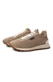 Замшевые кроссовки Brunello Cucinelli