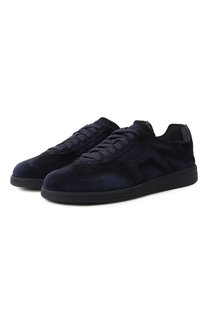 Замшевые кеды Santoni