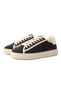 Текстильные кеды Barocco Greca Versace