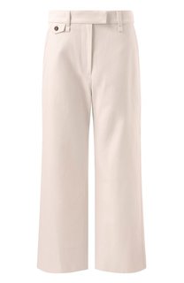 Брюки из хлопка и льна Brunello Cucinelli