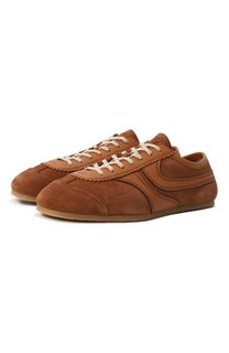 Замшевые кеды Dries Van Noten