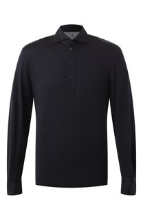 Поло из шелка и хлопка Brunello Cucinelli
