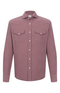 Вельветовая рубашка Brunello Cucinelli