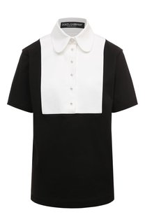 Хлопковое поло Dolce & Gabbana