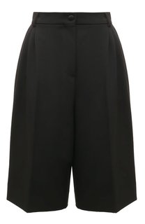 Шорты из шерсти и шелка Dolce & Gabbana