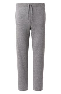 Брюки из шерсти и шелка Zilli