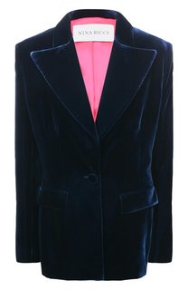 Бархатный жакет Nina Ricci