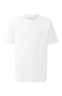 Хлопковая футболка Brunello Cucinelli