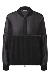 Хлопковый бомбер Brunello Cucinelli