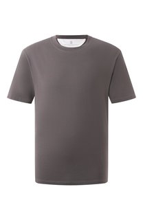 Хлопковая футболка Brunello Cucinelli
