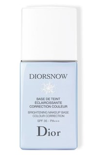 Корректирующая база под макияж Diorsnow SPF 35, голубой (30ml) Dior