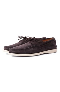 Замшевые топсайдеры Kiton