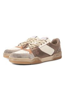Кожаные кеды Spiker Dsquared2
