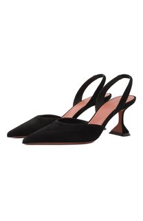 Замшевые туфли Holli sling 70 Amina Muaddi