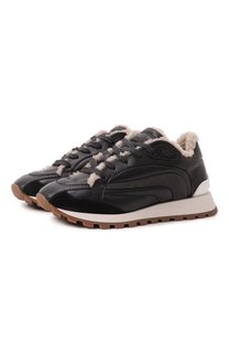 Кожаные кроссовки Brunello Cucinelli