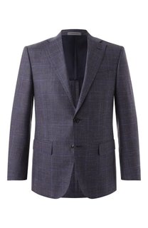Пиджак из шерсти и шелка Corneliani