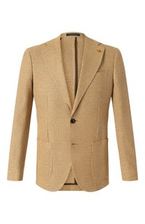 Пиджак изо льна и хлопка Sartoria Latorre
