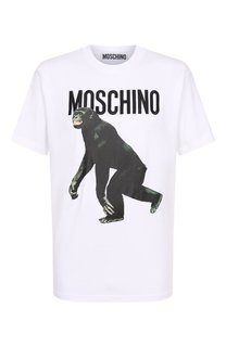 Хлопковая футболка Moschino