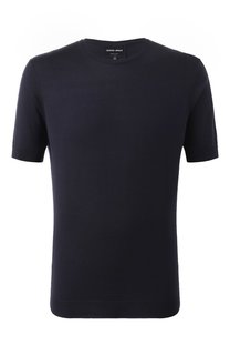 Джемпер из шелка и хлопка Giorgio Armani