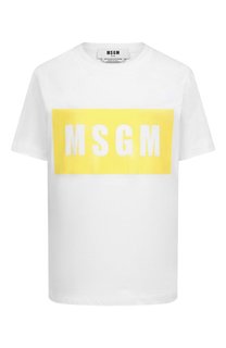 Хлопковая футболка MSGM