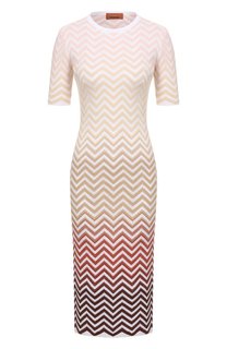 Платье из хлопка и вискозы Missoni