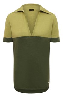 Пуловер изо льна и хлопка Kiton