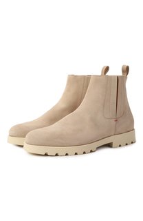Замшевые челси Santoni