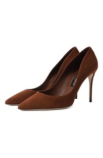 Замшевые туфли Cardinale 90 Dolce & Gabbana