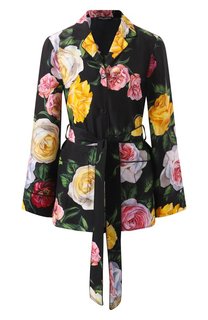 Шелковая блузка Dolce & Gabbana