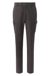Хлопковые брюки-карго Brunello Cucinelli