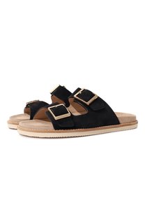 Замшевые шлепанцы Urban Brunello Cucinelli
