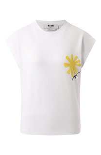 Хлопковая футболка MSGM