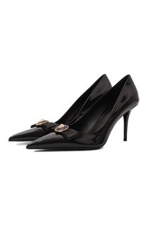 Лаковые туфли Gianni Ribbon 85 Versace