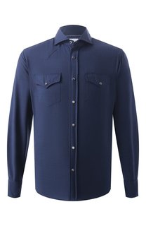 Шерстяная рубашка Brunello Cucinelli