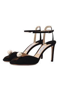 Замшевые босоножки Sacora 85 Jimmy Choo