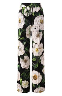 Шелковые брюки Dolce & Gabbana