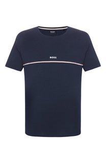 Хлопковая футболка BOSS