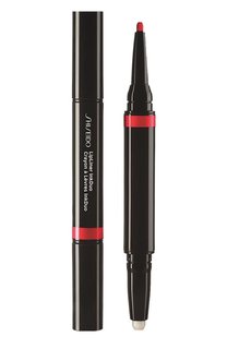 Дуэт для губ LipLiner Ink: праймер + карандаш, 08 True Red Shiseido