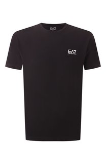 Хлопковая футболка EA7