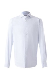 Сорочка из хлопка и льна Corneliani