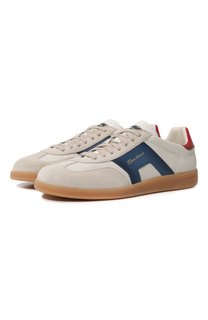 Кожаные кеды DBS-Olympic Santoni