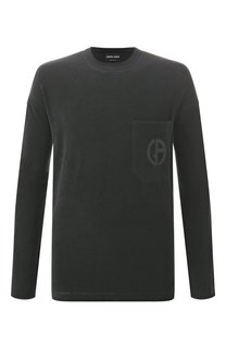 Хлопковый лонгслив Giorgio Armani