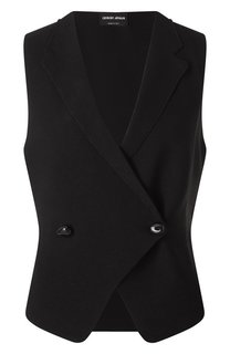 Жилет из вискозы Giorgio Armani