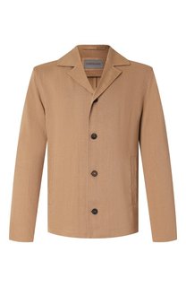 Куртка-рубашка изо льна и шерсти Corneliani