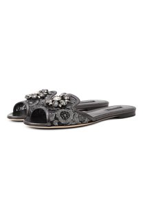 Текстильные шлепанцы Rainbow Bianca Dolce & Gabbana