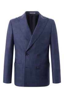 Пиджак из шерсти и шелка Corneliani