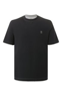 Хлопковая футболка Brunello Cucinelli