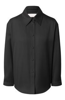 Рубашка из вискозы и шелка Jil Sander